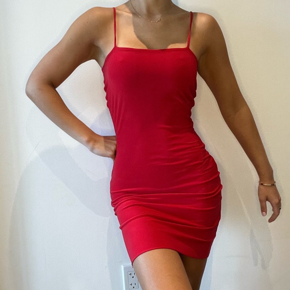 AYM Bodycon Red Dress